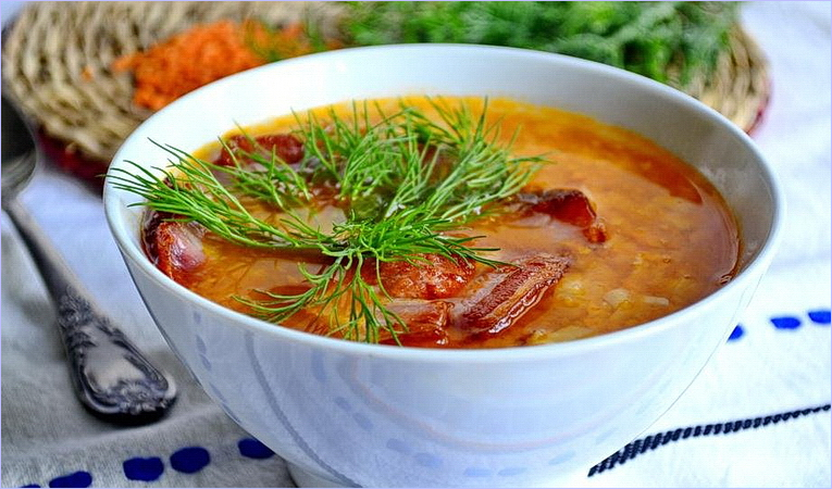 Морковный суп-пюре с беконом рецепт 1