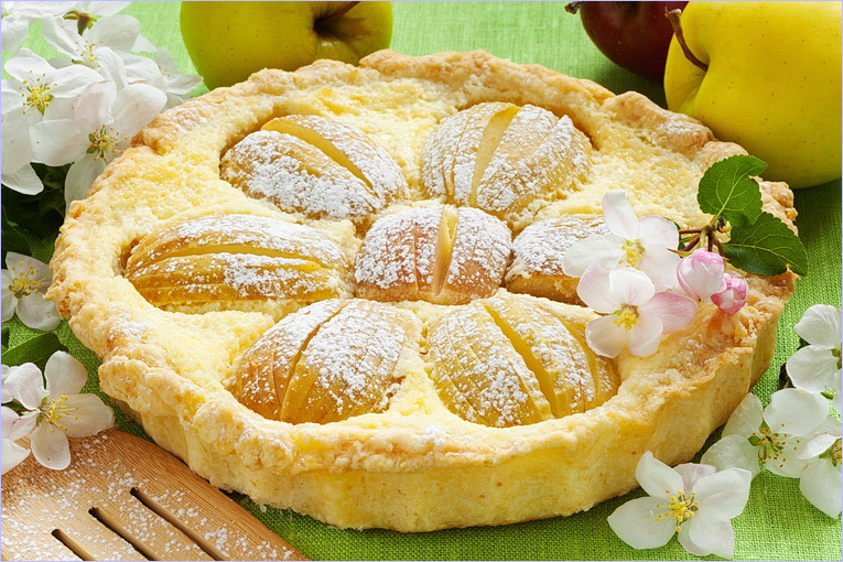 Пирог с яблоками рецепт 3