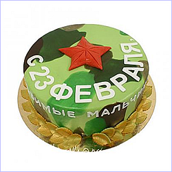 Торт на 23 февраля на заказ Feb 53
